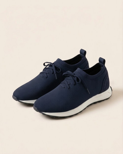 Black Knit Stefano Walk Sneakers